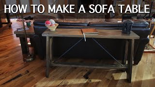 DIY Entryway Table | Rustic Table | Sofa Table by DIY PETE 31,112 views 4 years ago 9 minutes, 23 seconds