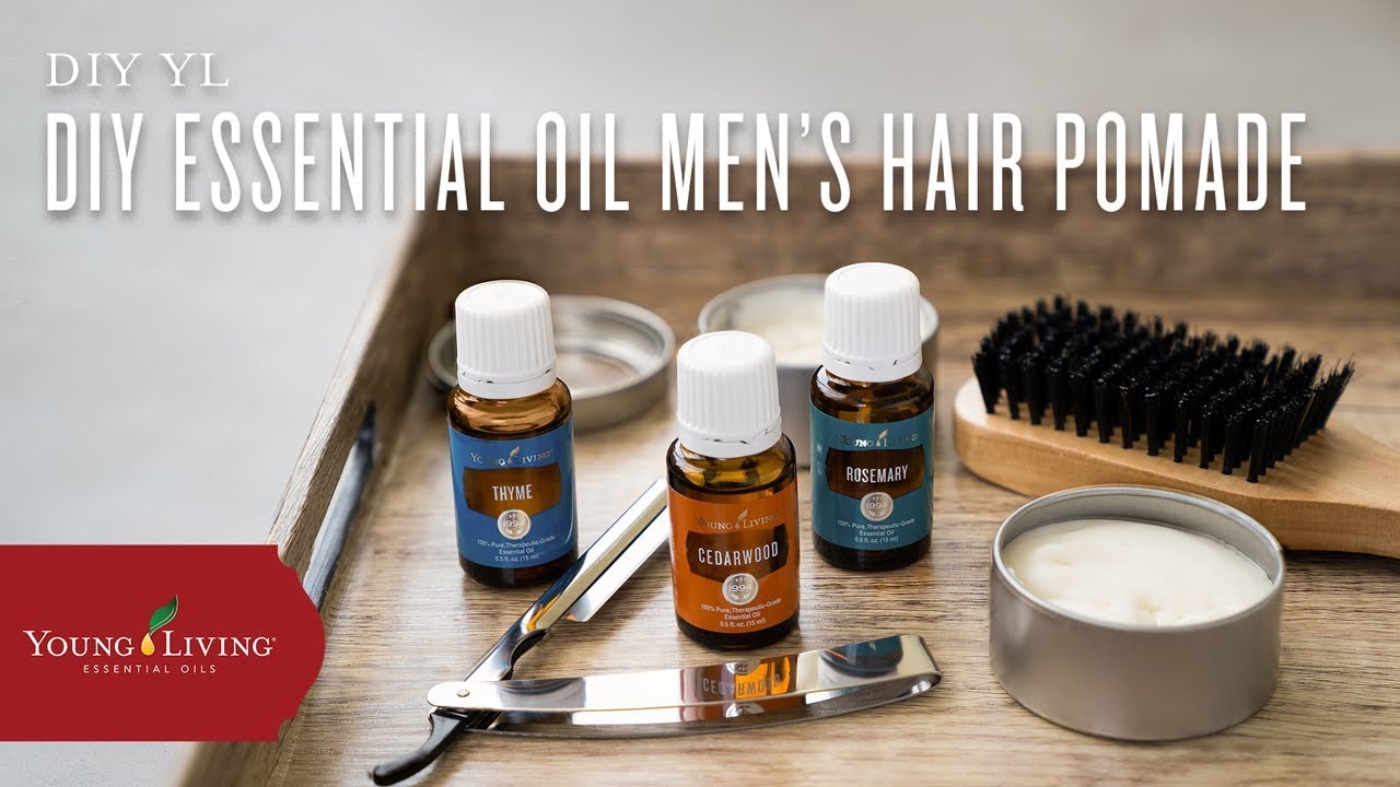 DIY Essential Oil Men's Hair Pomade