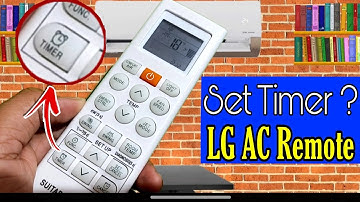 LG AC Remote Timer Setting | How to Set Timer in LG AC Remote (Hindi) | Tech Cloning | 2022