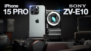 iPhone 15 Pro vs Sony ZVE10  Which Camera is Better for Video?