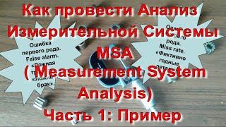 Как провести анализ MSA ( Measurement System Analysis). Ссылка на Excel в описании.