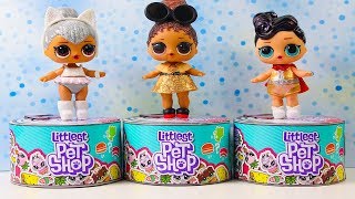 Куклы ЛОЛ и Распаковка #LPS Сюрпризы в Консервных Банках! Littlest Pet Shop Surprise Blind Bags