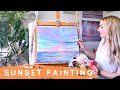 Sunset Acrylic Painting for Beginners