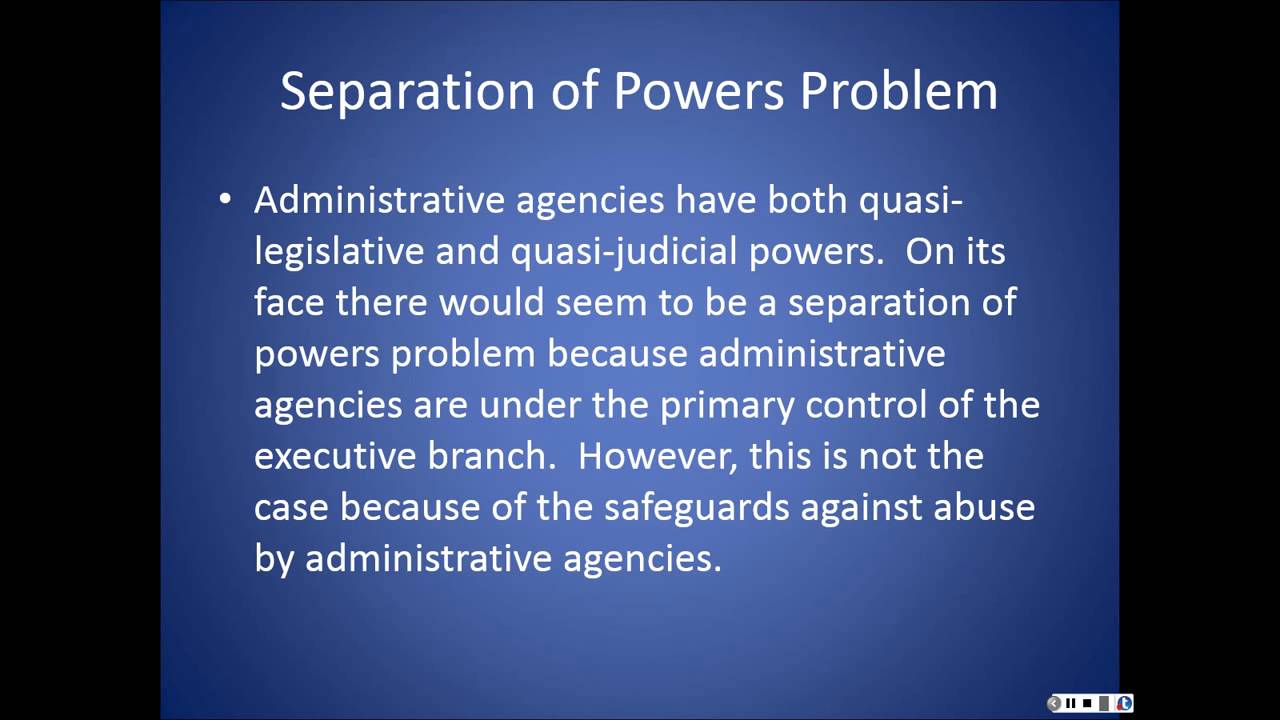 ADMINISTRATIVE LAW AND REGULATION