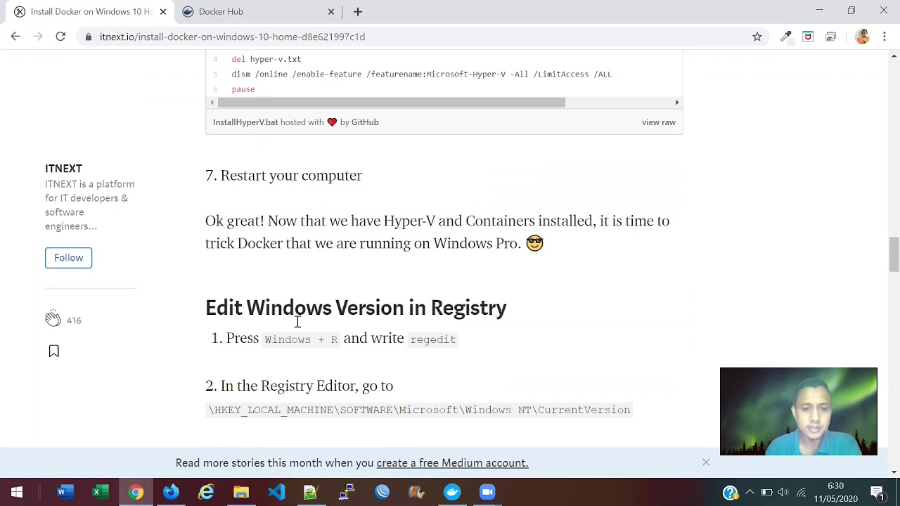 Trik mudah instalasi Docker Desktop di Windows 10 Home Edition - YouTube