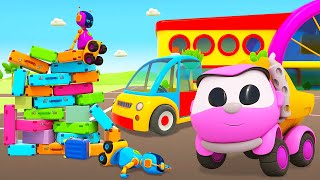 Lea the Truck full episodes | Car cartoons for kids - Cars for kids build different machines.