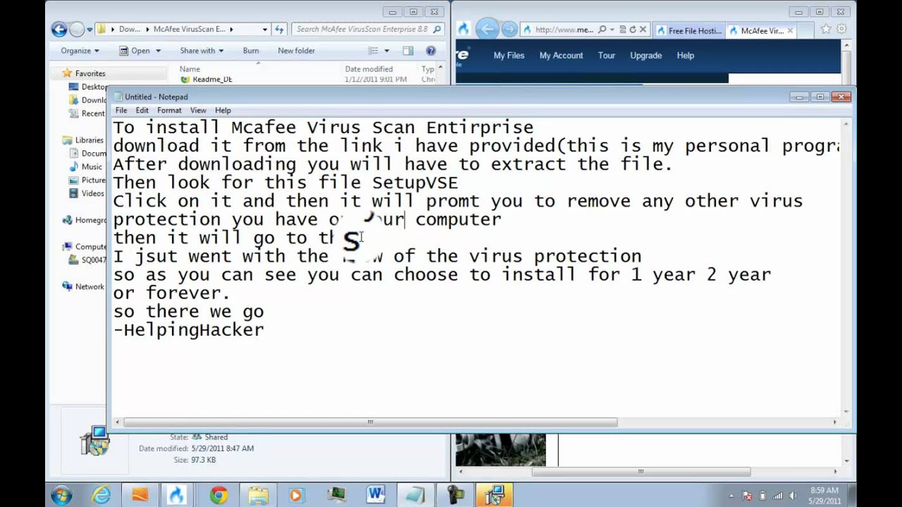 Mcafee Virusscan Enterprise 8 8 Free Download Windows 7 19 My Website Powered By Doodlekit