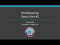 Bookkeeping Deep Dive 1