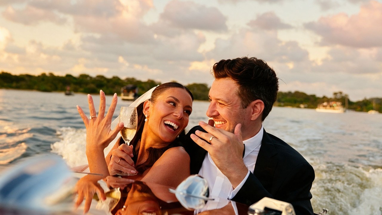 Matt & Elise | Beautiful Noosa Wedding & Sunset Boat Cruise