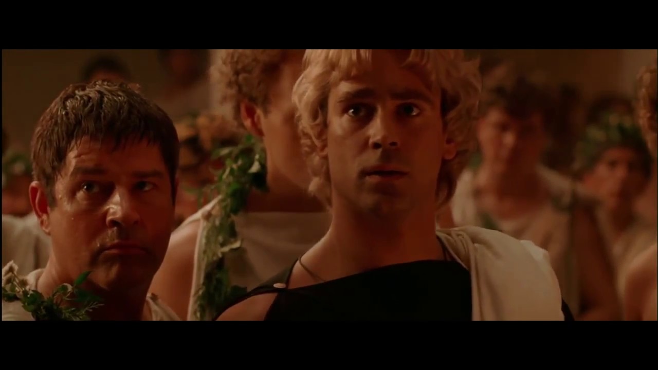 Alexander - Philip: Apologize to your kinsman. Alexander: No kinsman to me. Scene HD