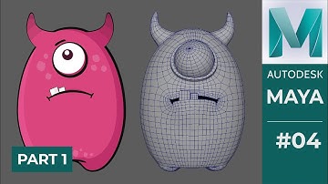 Bài 04: Dựng hình quái vật - Monster trong Maya bằng phương pháp Quad Draw