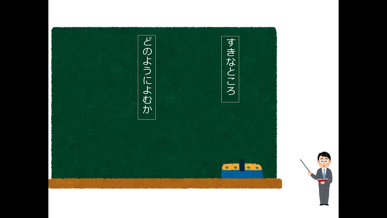 小1国語（光村図書）すきなもの、なあに ② - YouTube