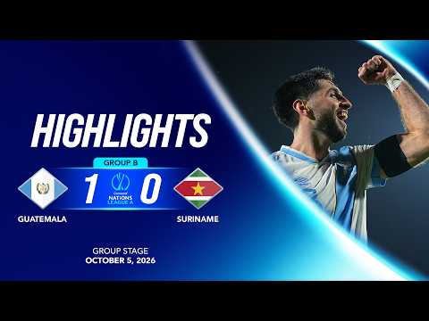 Guatemala vs Suriname | 26/27 Concacaf Nations League Group Stage