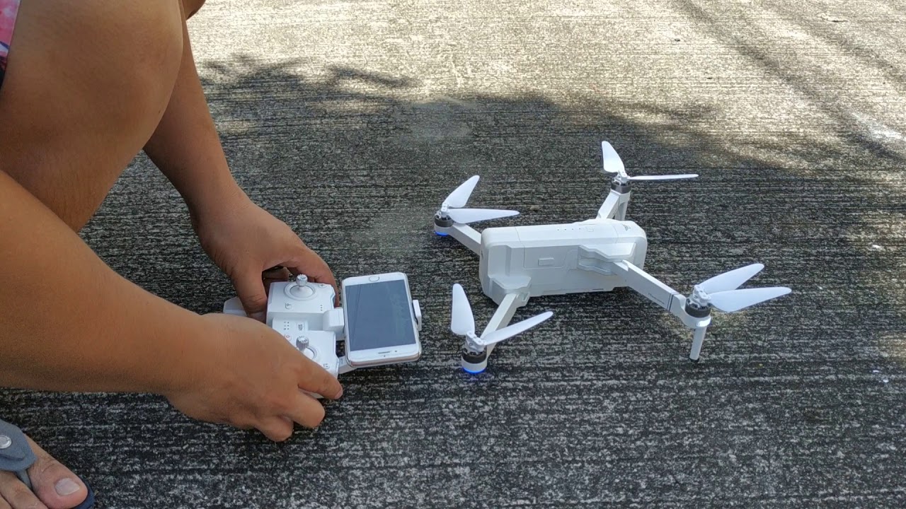 Dji mavic killer First test flight SJRC F11 DRONE (WHITE) .. - YouTube