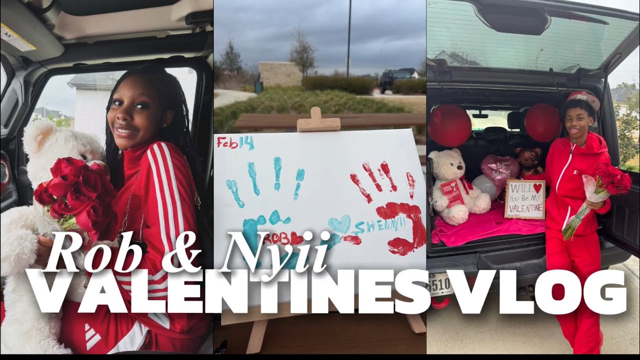 ROB & NYII’S FIRST VALENTINE TOGETHER....🥰💌!