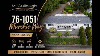 76-1051 Murchie Way, Nanaimo BC 🏡 Rare 1,739 Sq Ft Home in Private 55 Plus Community 🌿