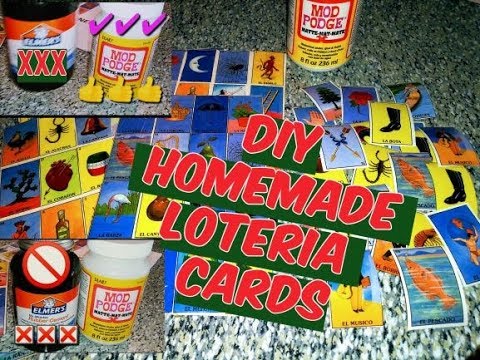 DIY Loteria Cards -Mexican Bingo Cards Homemade- Learn with me-