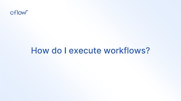 How do I execute workflows?