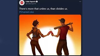 TIL that this is an actual image posted by Coke