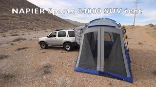Convert your SUV into a base camp with 2 rooms : NAPIER Sportz 84000 SUV tent
