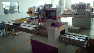 Automatic flow packing machines for chocolate horizontal wrapper testing video for Malaysia Client