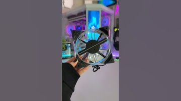 My new Holographic Fan by ​⁠@holofanco  #gamingsetup #gengar #gameroom