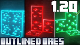 Visible Ores Texture Pack 1.20/1.20.6 Download (Outlined Ores)