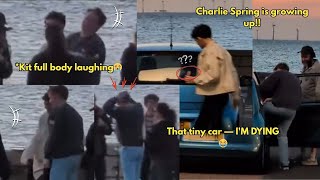 Kit Connor Was Literally Cracking Up At Something Joe Said In Behind Scenes Of Heartstopper Movie