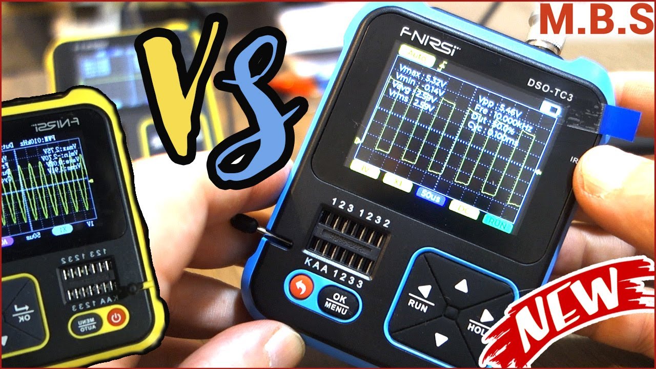 FNIRSI DSO-TC3 vs DSO-TC2  Осциллограф-Генератор-Тестер 3 в 1 Теперь ESR+
