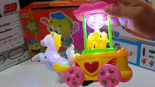 Princess Barbie Doll Unicorn Horse Carriage - Dreamtopia Sweetville Kingdom Toy Set