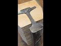 Making a Rail Anvil Stand #shorts