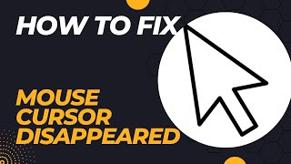 how to fix mouse cursor disappeared on windows 10 problem (keyboard only tutorial)