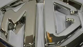 MG blister electroplating car logo