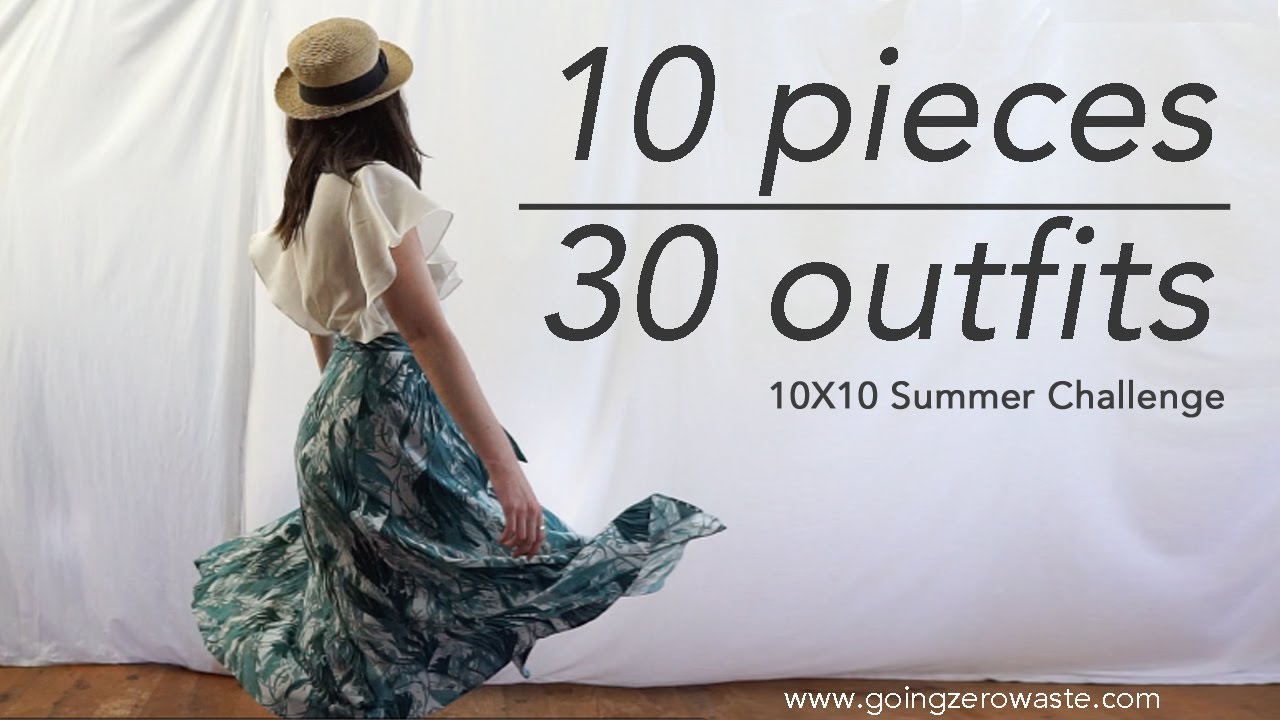 10 Pieces 30 Outfits 10x10 Challenge Youtube