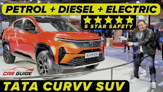 Tata CURVV SUV 2024 with ADAS | Hyundai Creta 2024 & Kia Seltos Rival | 5 Star Safety