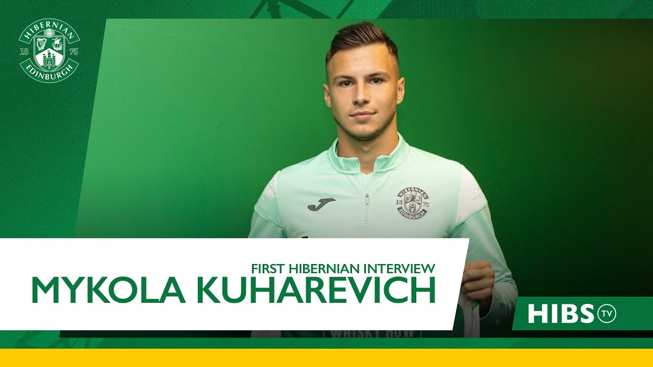 Mykola Kuharevich's First Hibs Interview | Hibernian FC