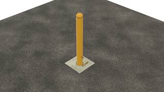 Bollards Plus Removable Bollard Demonstration, www.BollardBarrier.com