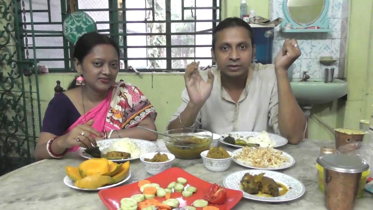 Couple Eating Show | Rice with Koi Fish | Mourala Fish | Bottle Gourd Leaf Paste | Raw Jackfruit | Indian Food Loves You