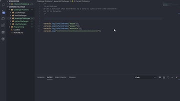 JavaScript Coding Challenge/Interview Question: Is Palindrome