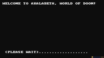 Akalabeth gameplay (PC Game, 1981)