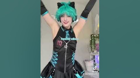 Femboy Miku #cosplay #goviral #femboy #shorts
