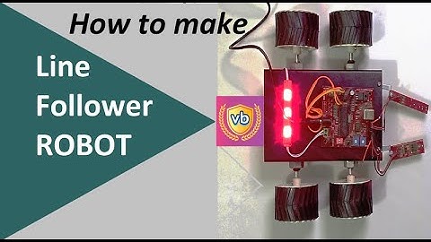 How to make Line Follower ROBOT using ATMEL #PIC #raspberrypiprojects #electronic #projects #content