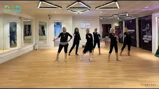 Golden Cha -Line dance#Demo#upik murbay & students#Dazzling💃👠🇲🇨