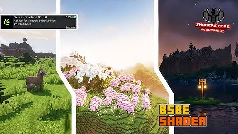 BSBE SHADER MCPE 1.21.30 4GB DIVACE WORKING SHADERS?