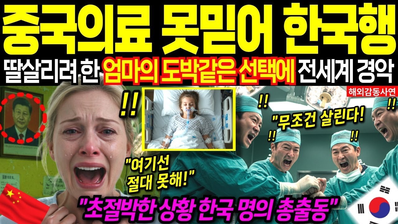 중국 의사 말에 무너진 엄마… 한국이 보여준 기적┃해외감동사연