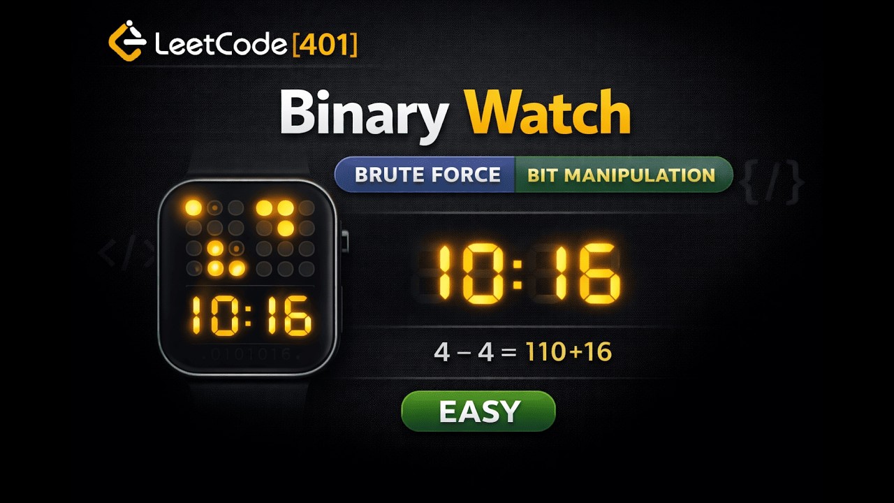 LeetCode 401 | Binary Watch - YouTube