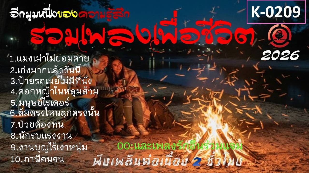 รวมเพลงเพื่อชีวิตฟังเพลินๆฟังนาน[K-0209]#เพลงเพื่อชีวิต#รวมเพลงลูกทุ่งเพื่อชีวิต#เพลงอกหัก#เพลงฮีลใจ