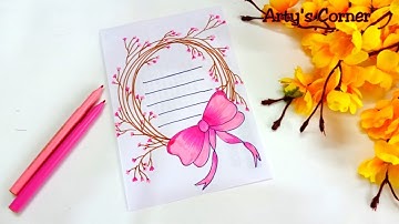 Ribbon Draw | New Border for Assignment | Front Page Design | Border for Project by Arty