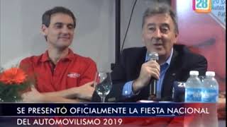 Canal 28. Se presentó oficialmente la fiesta nacional del automovilismo 2019