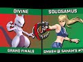 Smash  sahams 7  grand finals  divine mewtwo vs soudsamus royzero suit samus